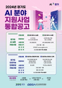 경과원, AI 사업 40억 원 투입