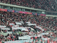 ‘분노’한 붉은 악마, 책임 없는 정몽규 회장과 KFA 향해 비판 걸개와 “정몽규 나가”를 외쳤다[SS현장]