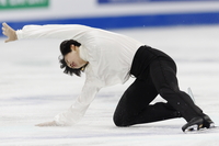 “도전적으로 구성했는데…” 초고난도 점프서 넘어진 차준환, 세계선수권 쇼트 9위에 그쳐