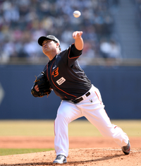 [포토] 12년 만에 한국무대 다시 서는 류현진