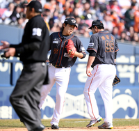 [포토] 혹독한 복귀 신고식 치른 류현진