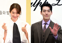 신민아♥김우빈, 9년째 애정전선 ‘이상 무’…커피차 훈훈한 장수커플