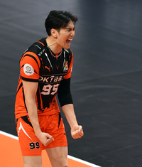 10연속 서브 ‘신기록’ 세운 바야르사이한 “서브감 이어갈 수 있게 해준 동료들 덕” [현장인터뷰]