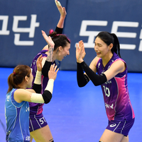 [포토]‘윌로우와 환호!’ 김연경