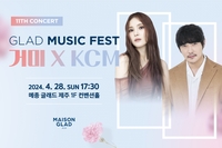 메종 글래드 제주, 뮤직 페스트 ‘거미 x KCM 콘서트’ 개최