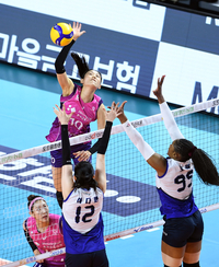 [포토]흥국생명 김연경, 반드시 이겨야 해!