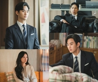 ‘눈물의 여왕’ 김수현, 쫒겨난 퀸즈 그룹 가족 위해 반격 준비...박성훈과 신경전