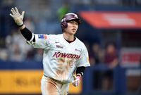 [포토] ‘나 이런 사람이야!’ 연장끝내기 홈런 김혜성