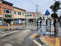 평창군 대화면 사회단체 일동, 봄맞이 시가지 대청소