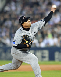 [포토]한화 류현진, 첫 승 가자!