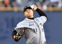 [포토]한화 류현진, 승리를 향해!