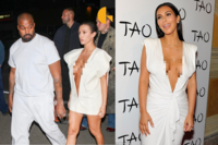 칸예 웨스트 ♥비앙카 센소리, 노출도 킴 카다시안처럼? 상하의 모조리 실종룩 선보여 [할리웃톡]