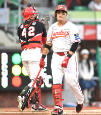 [포토] 추신수 ‘삼진을 당하다니’