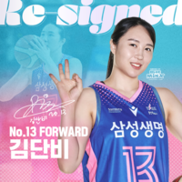 삼성생명 베테랑 김단비와 FA 2년 계약