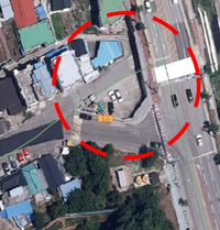 동해시, 노후화된 굴다리·용벽 경관개선 착수