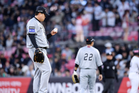 기계도 날씨도 무엇보다 수비도 류현진을 돕지 않았다··· 7실점 붕괴 KT 상대 100승 도전 실패 [SS수원in]