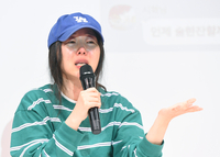 [포토]억울함 호소하며 울먹이는 민희진 대표