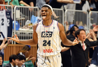 [포토]KCC 존슨, 3점슛 폭발!