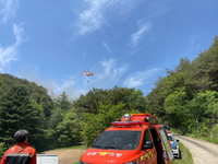 홍천소방서, 내촌면 문현리 산불 8시간 만에 완전 진화