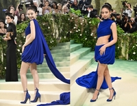 올해도 ‘멧 갈라’ 주인공은 제니! 블루 절개 드레스로 ‘시선강탈’