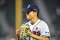 ‘스스로 만든 위기...삼진 세개로 책임진’ 김택연