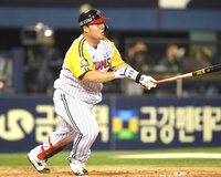 [포토] 김범석 ‘잘 맞았어’