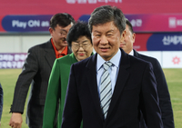 ‘단독 출마’ 정몽규 축구협회장, AFC 집행위원 당선