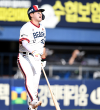 [포토] 양석환 ‘삼진을 당하다니’