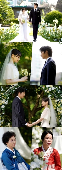 장기용·천우희, 달콤살벌한 결혼식…설레는 눈맞춤과 팽팽한 눈싸움 (히어로는 아닙니다만)