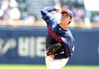 [포토] 역투하는 롯데 선발 이민석