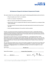 안양도시공사,UN 여성역량강화 원칙 가입 지지 선언