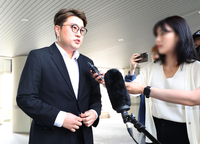 [포토]법원 출석 김호중, ‘죄송합니다’