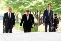 [포토]김호중, 음주 뺑소니 혐의 등 구속 영장실질심사에...