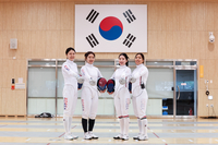 도쿄 멤버 4인 전원 파리로…‘환상의 짝꿍’ 女 에페, 팀워크로 금메달 정조준[SS현장]