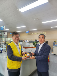 동해시 자원봉사대학 총동문회, 과일 도시락 후원