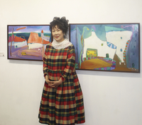 동화 같은 그림 속 자유분방한 작품세계, 형태의 변형 색상의 변화로 감성 불러와