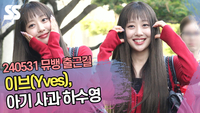 이브(Yves), 아기 사과 하수영 (뮤직뱅크 출근길) [SS쇼캠]