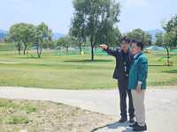 육동한 춘천시장, 소양강 파크골프장 현장 점검