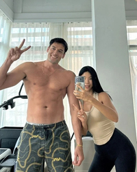 줄리엔강♥제이제이, 결혼 후 근황 공개...탄탄한 근육 자랑