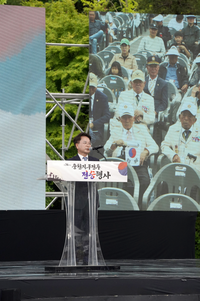 육동한 춘천시장, ‘제74주년 춘천지구전투 전승 행사 故심일 소령 추모식’ 및 기념식 참석