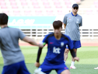 [포토]축구 대표팀의 임시 사령탐 김도훈 감독