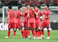 [포토]중국에 1-0 승리 거둔 한국 축구국가대표팀