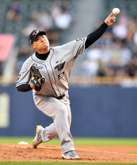 [포토]‘잠실구장에서 승리를’ 류현진