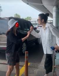 고현정, 빛나는 꾸안꾸 공항룩..수수한 패션에도 여배우 아우라