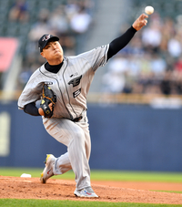 [포토]‘잠실 몬스터 변신’ 류현진