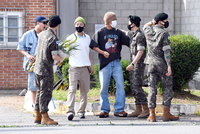 [포토]BTS 지민-진-제이홉-뷔-지민-정국, 슈가 빼고 한자리에!