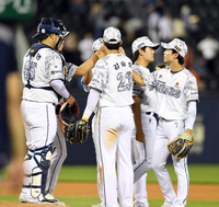 [포토]3연패 끊은 두산