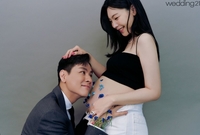 ‘비주얼 부부’ 윤남기♥이다은, 8월 출산 앞두고 달달한 만삭화보 공개