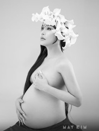 랄랄, 파격 만삭 화보공개...“출산까지 한 달”