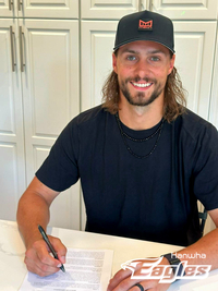 [공식] 한화, ‘193㎝’ 장신 라이언 와이스 영입…산체스 대체, 美독립리그서 찾았다